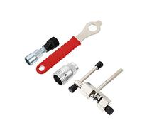BESTonZON 4 Pièces Outil de Réparation Vélo Extracteur de Pédalier Crankset Puller et Extracteur de Manivelle Adapté Aux Boîtiers de Pédalier à Dents