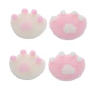 BESTonZON 4 Pièces Pince à Cheveux Fille Chaton Griffe Accessoires De Cheveux Bébé Fille Jolies Pinces à Cheveux Pinces à Cheveux Fantaisie Pinces à Cheveux Décoratives En Tissu