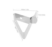 BESTonZON 4 pièces Pinces pour Thermomètre Barbecue Acier Inoxydable Lot de Clips Multifonctions pour Maintien Stable des Sondes Support Fiable pour Cuisson Au Grill Four et Cuisine