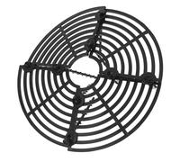 BESTonZON 4 pièces Protection pour Pots de Fleurs Noir Cache-Pots Élégant et Plat avec Aération Renforcée Protège Sol et Maintient Santé du Sol pour Plantes Intérieur et Extérieur Lot