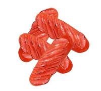 BESTonZON 4 Pièces Simulated Hot Dog Food Model Realistic Artificial Sausage Props for Home Kitchen Party Photography Display