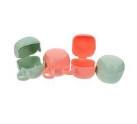BESTonZON 4 Pièces Sucette Attache-sucette Pour à Main Enfant En Âge Voyage Organisateur De Cordon Conteneur De Chargement De Sucettes Conteneur Anti-poussière Pp