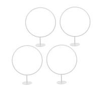 BESTonZON 4 pièces Support Mural pour Ballons de Sport Porte Ballons Mural Blanc pour Rangement Basket Football Volley Organiseur Robuste et Gain de Place