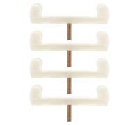 BESTonZON 4 Pieds de Repose-épaule pour Violon 1/4-1/8 Antidérapants en Caoutchouc, Pièces de Rechange Légères et Compatibles pour Violon et Alto, Coussin D'épaule Confortable pour Jeu