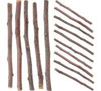 BESTonZON 40 Bâtonnets de Bois Naturel pour Bricolage DIY Bâtons Artisanaux en Bois Brut 40 Pièces Décorations Créatives pour Projets Manuels et Décor Intérieur