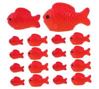 BESTonZON 40 Pièces Mini Resin Goldfish Figurines Realistic Micro Landscape Decorations for Aquarium and Fairy Garden DIY Resin Sea Creatures Set