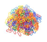 BESTonZON 400pièces Crochets à Clips c Jouets De Éducatifs pour Garçon Et Filles Et Oiseaux Cage pour Apprentissage des Formes Couleurs