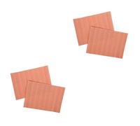 BESTonZON 4feuilles Papier Peint Autocollant pour Mini Maison De Décoration Rouge Brique Accessoires De Maison De Poupée Facile à Appliquer Et Personnaliser