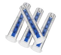 BESTonZON 4Pcs Pluviomètre Extérieur Tube De Mesure Transparent Pluviomètre Tube De Mesure Extérieur D Irrigation Outil De De Jardin De Bleu