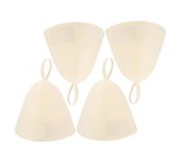 BESTonZON 4pièces Bonnet De Sauna Feutre Lot pour Homme Et Femme Couvre-Chef Traditionnel Russe pour Hammam Bain Et Spa Protection Cheveux