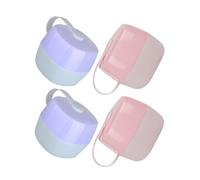 BESTonZON 4pièces Étui à Tétine Portable Boîte De Rangement Pratique Pour Sucettes Accessoire De Voyage Antipoussière Design Épuré Et Facile à Nettoyer Idéale Pour Sucettes
