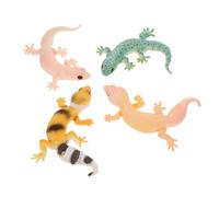 BESTonZON 4Pièces Figurines de Lézard de Modèles Réalistes de Reptiles pour Décoration et Éducation Animale de Reconnaissance des Lézards pour Adultes