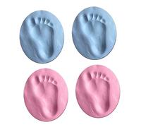 BESTonZON 4pièces Kit De Moulage Des De Mains Souvenirs Né Pâte Colorée Rose Bleu