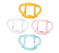 BESTonZON 4pièces Poignées Pour Biberons Accessoires De Biberons Pour Bébés Facilite La Transition Tasses Couleurs
