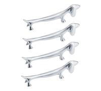 BESTonZON 4pièces Porte- Métal Forme De Chien Support De Couverts Décoratif pour Cuisine pour Repas Festifs Maison Lot