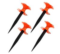 BESTonZON 4pièces Rehausseur De Tuyau Arrosage avec roulettes Guide-Tuyau pour Support De Tuyau Arrosage Piquets pour Jardin Et Pelouse Facilitant Le Déplacement