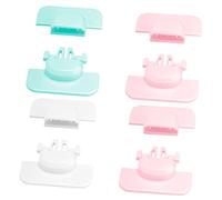 BESTonZON 4pièces Verrou De Sécurité Pour Verrou De Frigo Pour Prévenir Accès Des Tout-petits De Porte Réfrigérateur Couleurs Aléatoires