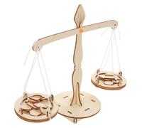 BESTonZON 5 Pièces Balance pour Garçon Fille Expérience Apprentissage Mathématique Échelle Équilibre à Assembler pour École et Maison