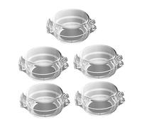 BESTonZON 5 Pièces Bouton Garde Bouton De Gaz Protecteur Protecteur Gardes De Sécurité Pour Enfants Bouton De Brûleur Électrique Four Sécurité Enfants Bouton De Cuisinière