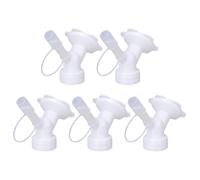 BESTonZON 5 Pièces Buse D'arrosage de Jardin en Plastique Blanc Débit Contrôlé et Gain de Temps, pour Arrosage de Plantes en Serrage ou Balcon