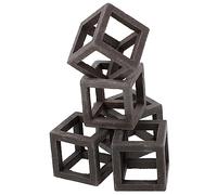 BESTonZON 5 pièces Décoration Aquarium Poterie Carrée Habitat pour Crevettes et Poissons Ornement Durable pour Aquarium Refuge Naturel pour Crevettes Accessoire Décoratif Fonctionnel