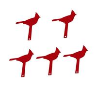 BESTonZON 5 Pièces Décoration de Boîte Aux Lettres Oiseau Acrylique Adornement Extérieur pour Boîte Aux Lettres Décor de Jardin Durable et