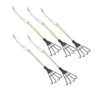 BESTonZON 5 Pièces Mini Râteau de Jardin Outil à Main pour Aération et Culture Sol pour Petits et Soins des Racines