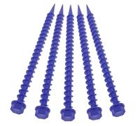 BESTonZON 5 Pièces Piquets de Fixation pour Tentes Plastique Lot de Piquets Robustes pour Camping et Auvent Résistants Aux Intempéries et Faciles à Installer