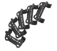 BESTonZON 5 Pièces Support de Pompe Vélo en Nylon Noir, Fixation Flexible | Clip de Fixation pour Cadre, Compatible Colliers, Usage Entretien Vélo et Sorties, Cyclistes et Mécanos