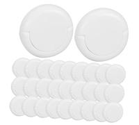 BESTonZON 50 Pièces cache-prise chargeur lime à ongles électrique bébé bouchon porte pouvoir outlet exit couvercles de prise de prises de à l'épreuve des bébés abdos blanche
