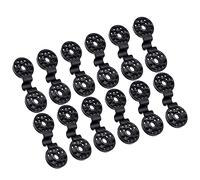 BESTonZON 50 Pièces Clips de Fixation pour Tissu Ombre Clips Ronds Réutilisables pour Filet de Protection Toile Agricole Pratiques Résistants Aux Intempéries