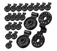 BESTonZON 50 pièces Clips de Fixation Robustes pour Pinces Légères pour Filet Jardin et Maintien Sûr pour Voile Ombrage Extérieur