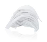 BESTonZON 50 Pièces Épaulette de Remplacement en Coton Blanc pour Épaule, Lavable en Machine et Nettoyage à Sec, pour Vêtements D'hiver et Maille
