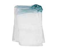 BESTonZON 50 Pièces Filet Anti-Insectes en Nylon Blanc à Double Cordon | Maille Aérée, Installation Facile, pour Fleurs et Concombres au Potager, Usage Toute Saison
