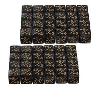 BESTonZON 50 pièces Mathématiques Acrylique à Texture Nacrée Accessoires Éducatifs pour Apprentissage et Jeux de Société Outils Auxiliaires pour Enseignement des Jeu de Rôle et Animation