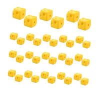 BESTonZON 50 Pièces Mini Cheese Beads With Straight Hole Imitation Food Charms For Diy Keychain Phone Chain Bracelet And Jewelry Making Plastic Spacer Beads