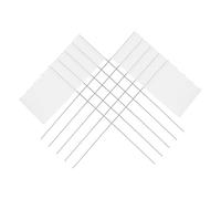 BESTonZON 50pièces Drapeau De Marquage Pour Jardin Petits Drapeaux De Balisage Pour Pelouse Drapeaux Irrigation Pour Arroseurs Pour Cours