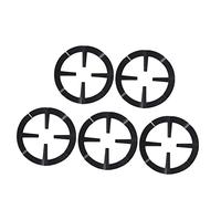 BESTonZON 5pièces Support De Casserole Fonte De Racks Antidérapants Pour Cuisinière à Pour Cafetières Et Ustensiles De Cuisine Résistant Stable Utilisation Domestique