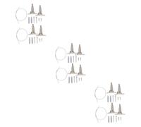 BESTonZON 6 Ensembles Boucle de meuble sécurité bébé safety ancres de commode pour bébé étagères de livre de bébé coiffeuse meubles ancres de télévision pour l'épreuve des bébés suite