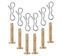 BESTonZON 6 Ensembles Jeu de Goupilles de Cisaillement Goupilles Fendues pour Accessoires de Remplacement Fiables pour Déneigement Installation Facile Durable