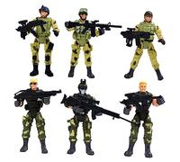BESTonZON 6 Pièces Accessoire des Forces spéciales Soldats en Plastique Soldat Plastique Soldat en Plastique des Forces spéciales modèle des Forces spéciales