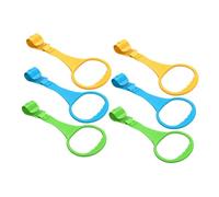 BESTonZON 6 pièces Anneaux de Tirage pour Garçon Fille Supports Déquilibre pour Lit Garçon Fille Anneaux Suspendus pour Apprentissage Marche Renforcement des Bras Jaune Bleu Vert
