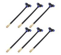 BESTonZON 6 Pièces Buse de Brumisateur d'eau à Rotation Réglable, Buses de Brumisation de Jardin, 12mm, Tuyau Intégré 7,9, PE et Cuivre, pour Serrage et Sols D'usine, Brumisation Uniforme