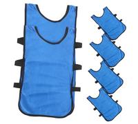 BESTonZON 6 pièces Chasubles de Football Respirantes pour Garçon Fille de Entraînement Légères Adapté pour Garçons et Filles Confort et de Mouvement