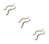 BESTonZON 6 Pièces Figurines de Serpent Réalistes Modèle de Sculpture Serpent Éducatif pour Garçon Fille Décoration de Jardin et Farces Attrape
