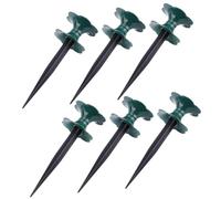 BESTonZON 6 Pièces Guides De Tuyau Arrosage Piquets De Guidage Pour Tuyau Arrosage Support De Pelouse Piquet