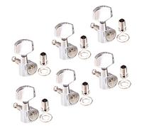 BESTonZON 6 pièces Metal Guitar Tuning Pegs With Locking Mechanism For Beginners Instrument Accessories