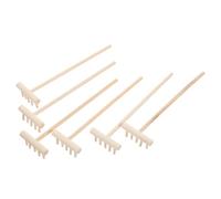 BESTonZON 6 pièces Mini Râteaux de Table Outils de Sable pour Création de Jardins Zen Compact Portables et Faciles à Utiliser