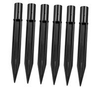 BESTonZON 6 Pièces Piquets Solaires pour Jardin Remplacement de Supports pour Éclairage Paysager Résistants Aux Intempéries Faciles à Installer