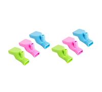 BESTonZON 6 Pièces Prolongateur De Poignée D'évier Extension Accessoires De Rallonge De Robinet Protecteur D'évier En Silicone Couler Baignoire Couverture Extenseur Eau De Bébé Portable Bec